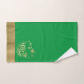 星と孔雀タオルセット バスタオルセット (ハンドタオル)