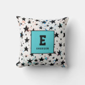 星と宇宙おもしろい天文学パターン クッション (正面)