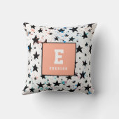 星と宇宙おもしろい天文学パターン クッション (裏面)