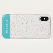 星と宇宙おもしろい天文学パターン Case-Mate iPhoneケース (裏面(横))