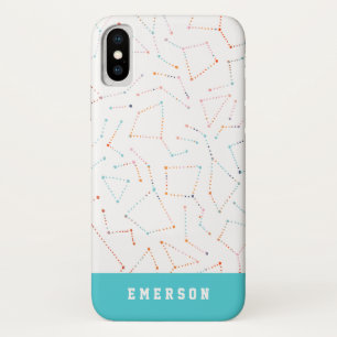 星と宇宙おもしろい天文学パターン iPhone X ケース