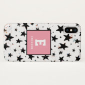 星と宇宙おもしろい天文学パターン Case-Mate iPhoneケース (裏面(横))