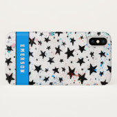 星と宇宙おもしろい天文学パターン Case-Mate iPhoneケース (裏面(横))