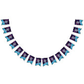 星と宇宙の宇宙飛行士銀河系。 バンティングフラッグ (全)