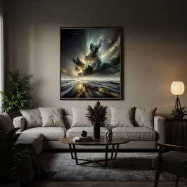 星と嵐の間の避難 ポスター