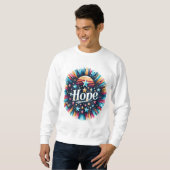 星と希望 スウェットシャツ (正面フル)