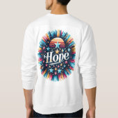 星と希望 スウェットシャツ (裏面)