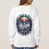 星と希望 スウェットシャツ (裏面)