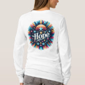 星と希望 Tシャツ (裏面)