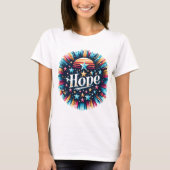 星と希望 Tシャツ (正面)