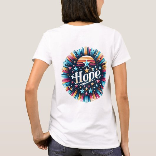 星と希望 Tシャツ (裏面)