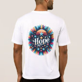 星と希望 Tシャツ (裏面)