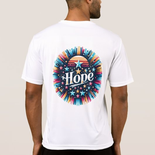 星と希望 Tシャツ (裏面)