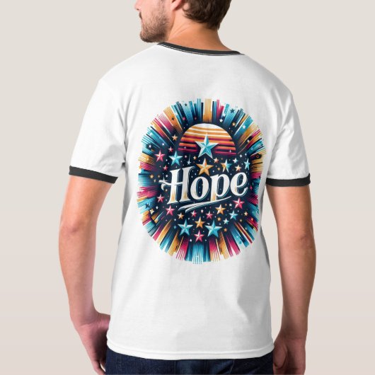 星と希望 Tシャツ (裏面)