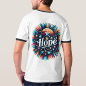 星と希望 Tシャツ (裏面フル)