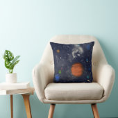 星と惑星が宇宙した銀河系 クッション (椅子)