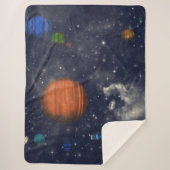星と惑星が宇宙した銀河系 シェルパブランケット (正面)