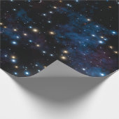 星と惑星との銀河系 ラッピングペーパー (角)
