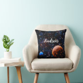 星と惑星の名前を持つ銀河系 クッション (椅子)