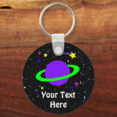 星と惑星キーチェーン キーホルダー (正面)