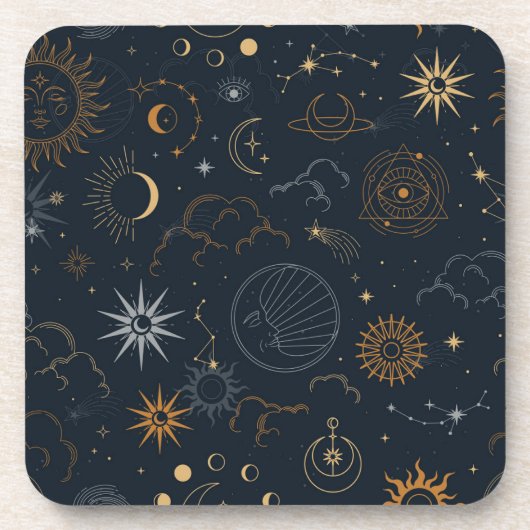 星と惑星 コースター (正面)