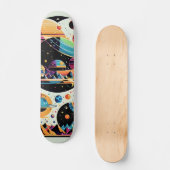星と惑星 スケートボード (正面)