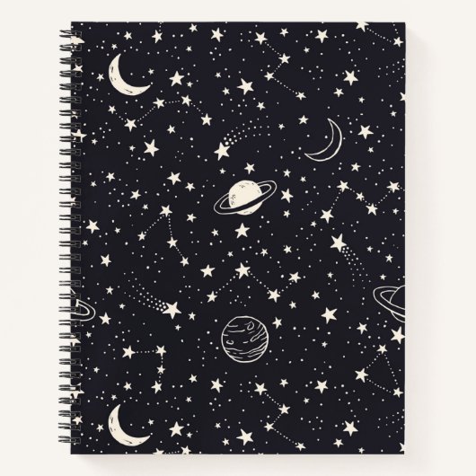 星と惑星 ノートブック (正面)