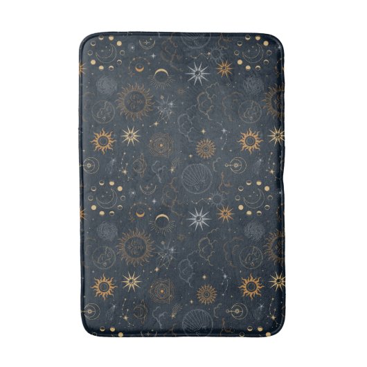 星と惑星 バスマット (正面縦)