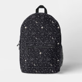星と惑星 プリントバックパック (正面)