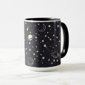 星と惑星 マグカップ (正面右)
