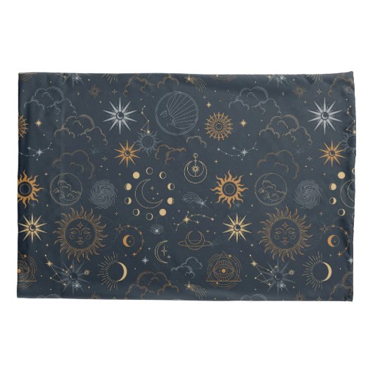 星と惑星 枕カバー (裏面-左)