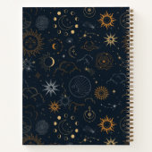 星と惑星 |赤ちゃんシャワー ノートブック (裏面)