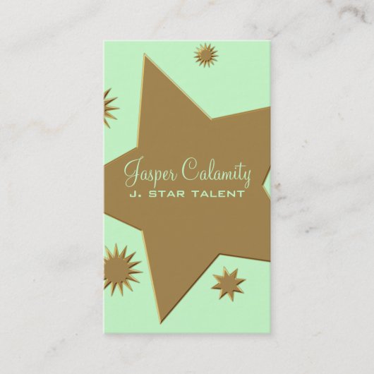 星と星の名刺 名刺 (正面)