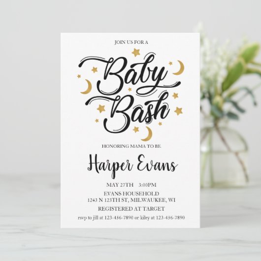 星と月の夢 招待状 (スタンド正面)