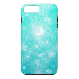 星と月の幻想的な天体アート iPhone 8 PLUS/7 PLUSケース