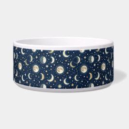 星と月の模様 ボウル