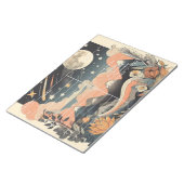 星と月の美しい装飾のノートパッド ノートパッド (アングル)