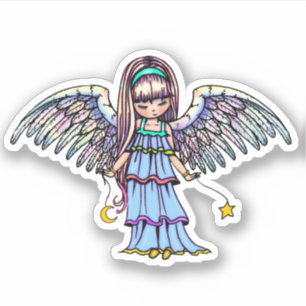 星と月を持つスイートエンジェル シール
