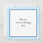 星と月を窓から眺める黒猫 カード (裏面)