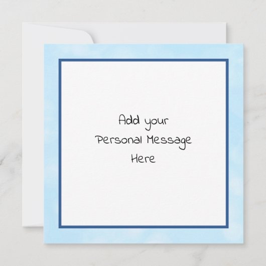 星と月を窓から眺める黒猫 カード (裏面)