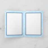 星と月を窓から眺める黒猫 カード (内部)