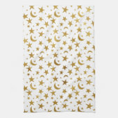 星と月 キッチンタオル (縦)