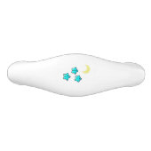 星と月 セラミック引き出し取っ手 (正面)