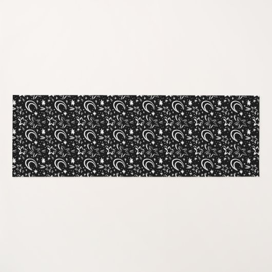 星と月。 ヨガマット (正面(横))