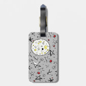 星と月 ラゲッジタグ (裏面縦)