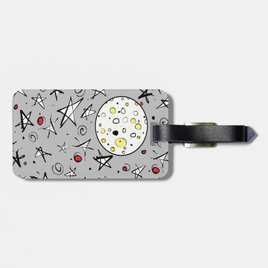 星と月 ラゲッジタグ (裏面横)