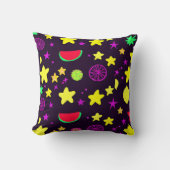 星と果実のパタカラフルーン クッション (正面)
