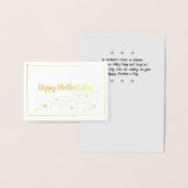 星と母の日トレイル金箔カード 箔カード (ディスプレー)