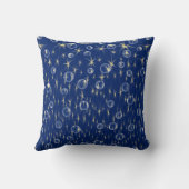 星と泡の落下 クッション (裏面)