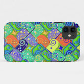 星と渦巻き幾何学模様 Case-Mate iPhoneケース (裏面(横))